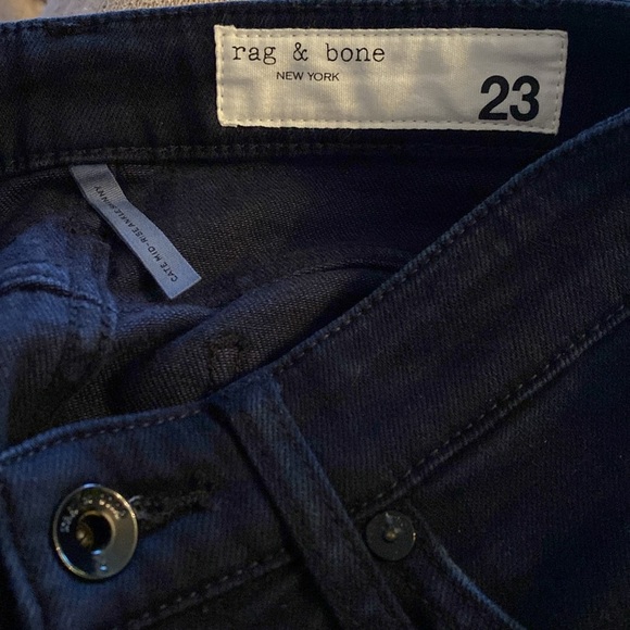 RAG & BONE MODELE OXFORD CATE MID RISE ANKLE SKINNY NWT SIZE 23 - Picture 5 of 16